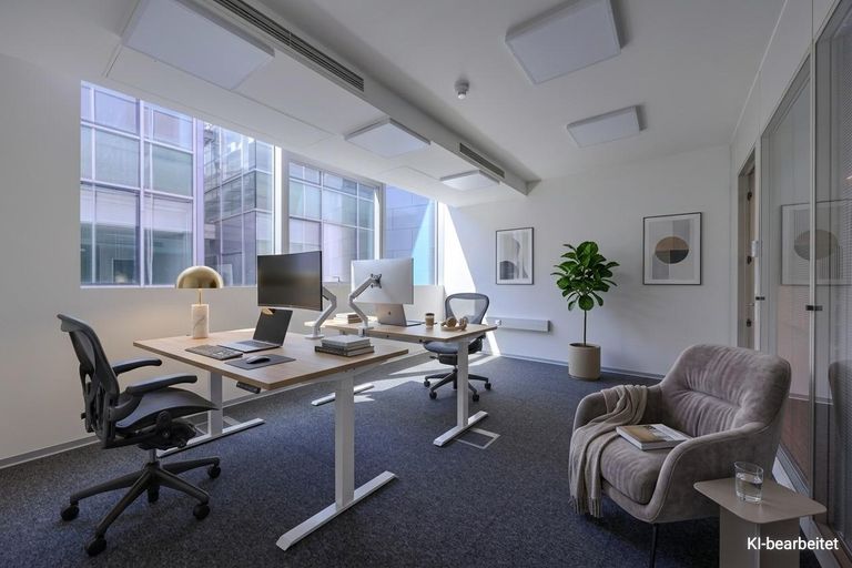 Einzelbüro - virtuell gestaged