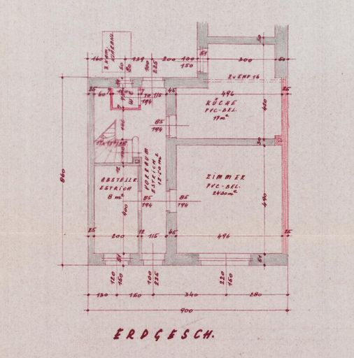 Plan Grundriss EG