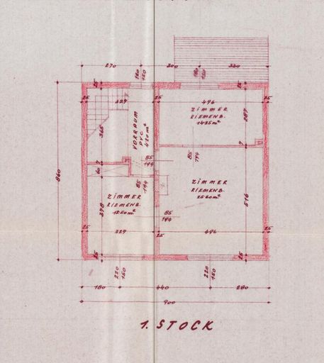 Plan Grundriss OG