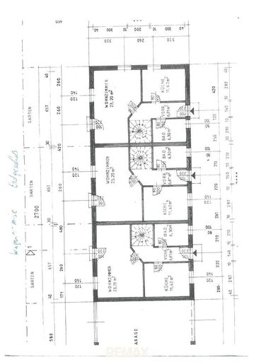 Plan Reihenhaus EG