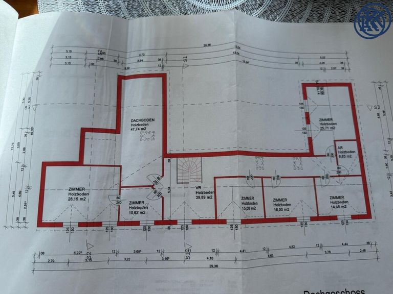 Grundriss Dachgeschoss
