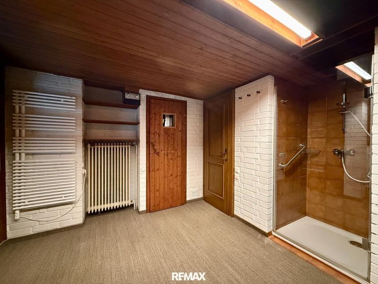 Sauna und Dusche
