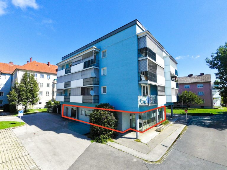 Luftbild mit eingezeichnetem Objekt