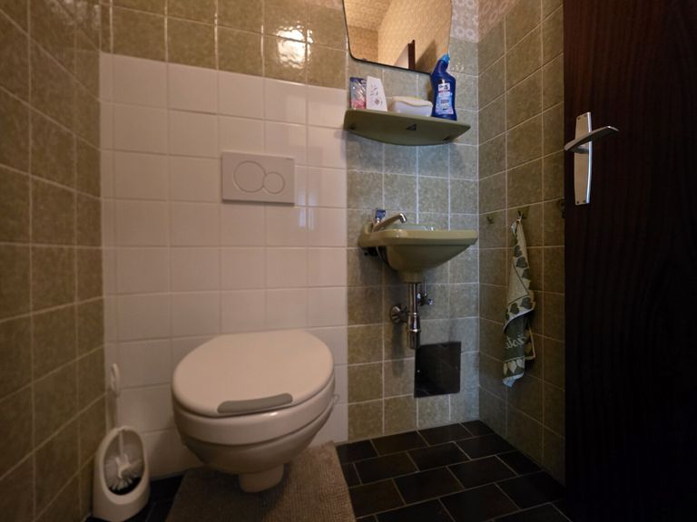 WC mit integriertem Spülkasten