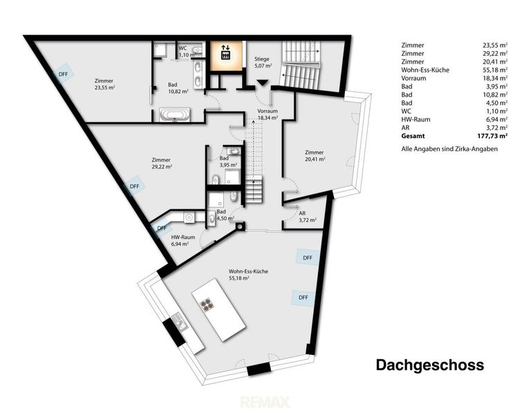 Grundriss DG