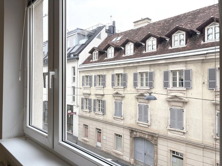 Blick aus dem Fenster