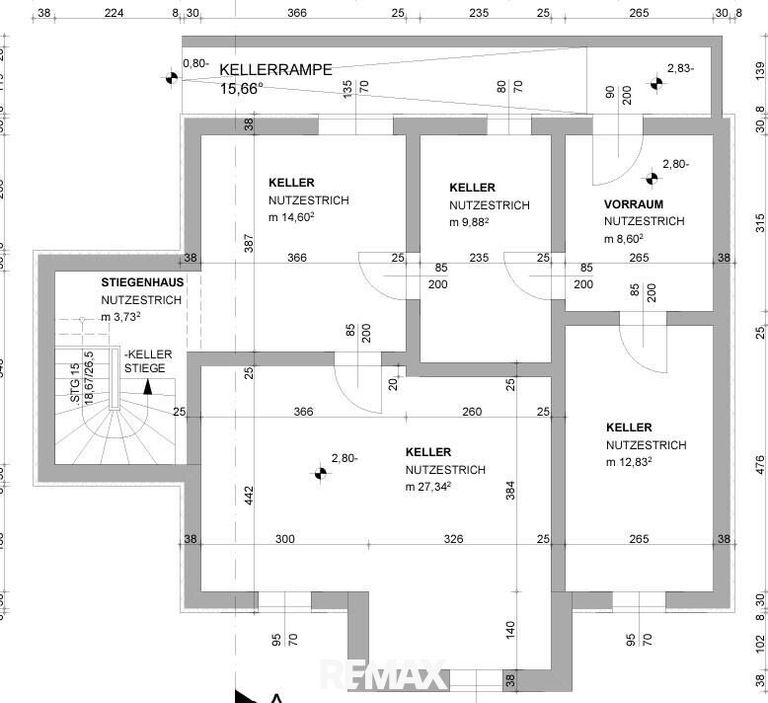 Plan Keller Einfamilienhaus