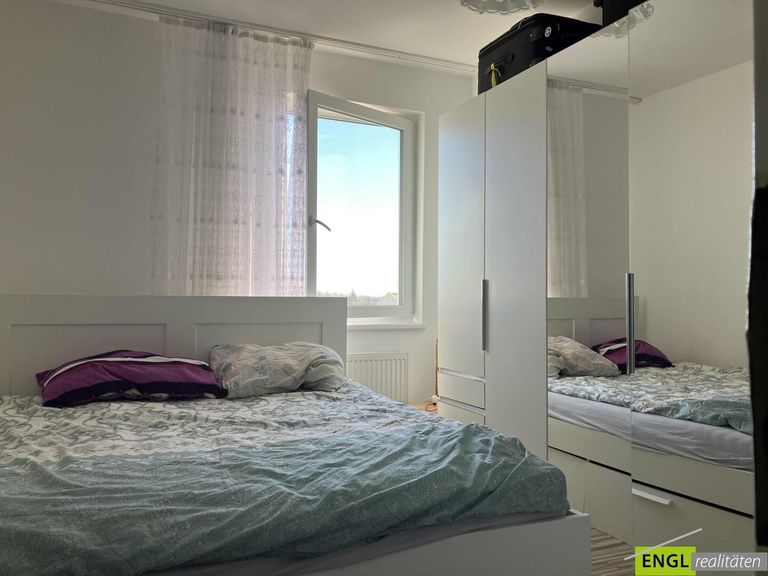 Schlafzimmer einer Wohnung