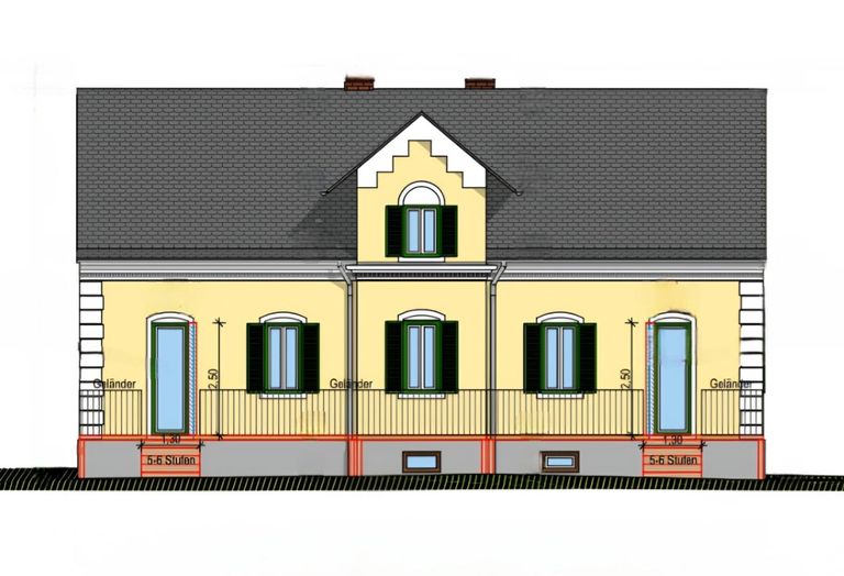 Haus mit Terrasse
