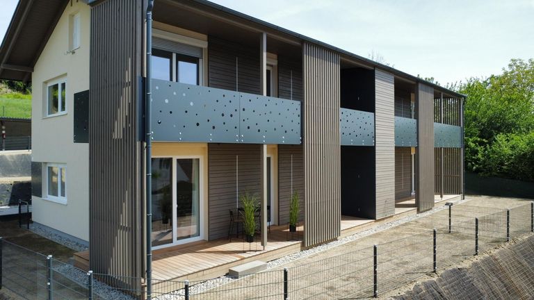 Haus Terrasse Musterwohnung