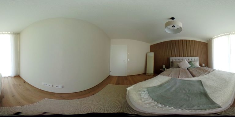 360° Bild Schlafzimmer Musterwohnung