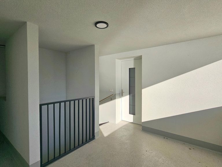 Stiegenhaus und Wohnungstür