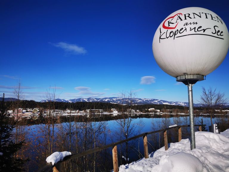 Klopeiner See - Promenade im Winter