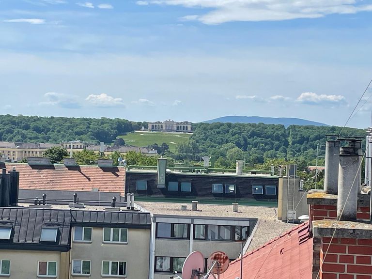 Traumhafter Blick auf Schloss Schönbrunn