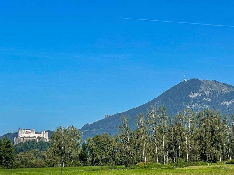 Festungsblick vom Grundstück