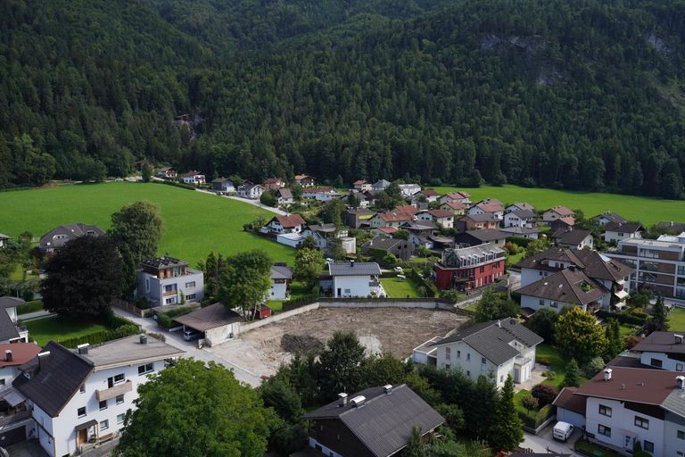 Blick aufs Grundstück Norden