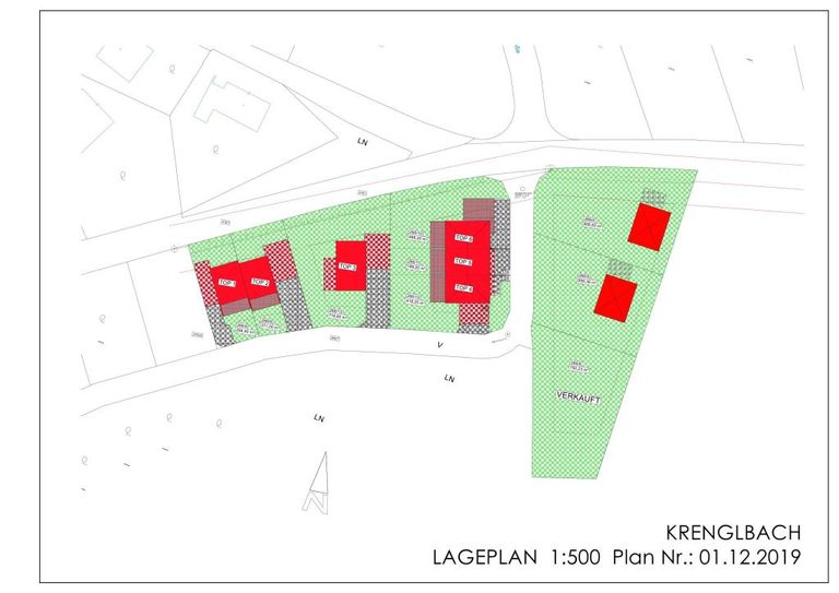 Krenglbach Lageplan 1 500