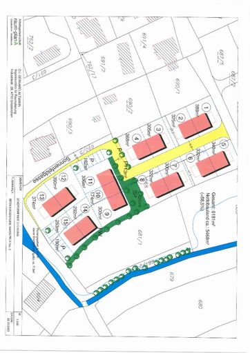 Bebauungsstudie Gasslfeld 15 Einheiten