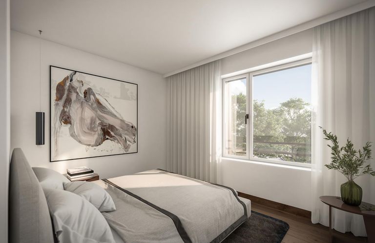 Schlafzimmer Visualisierungsbeispiel