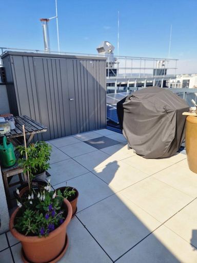 Gartenhütte Terrasse