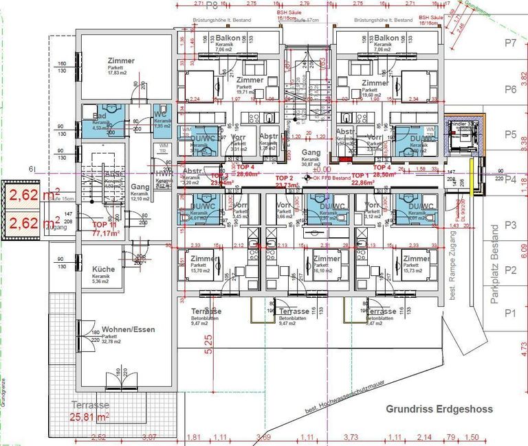 Geschoßplan EG