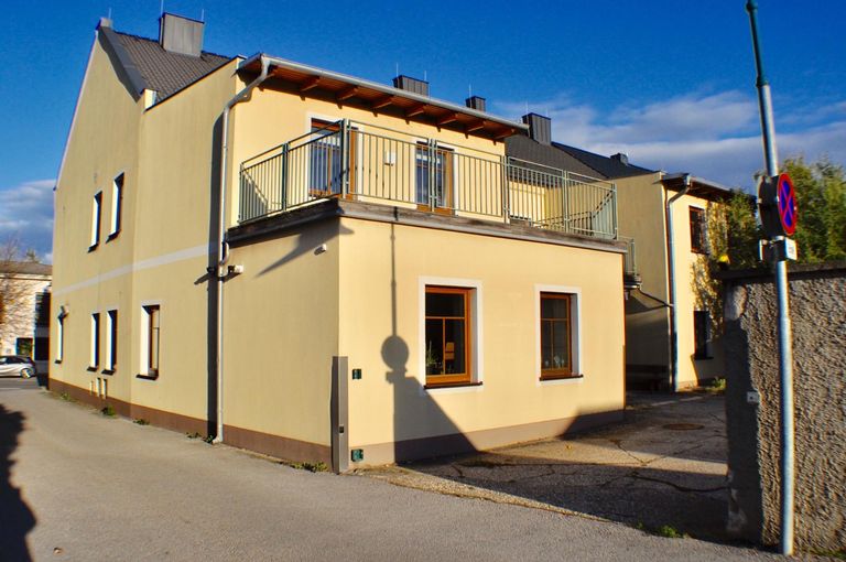 Ansicht von der Seiteneinfahrt