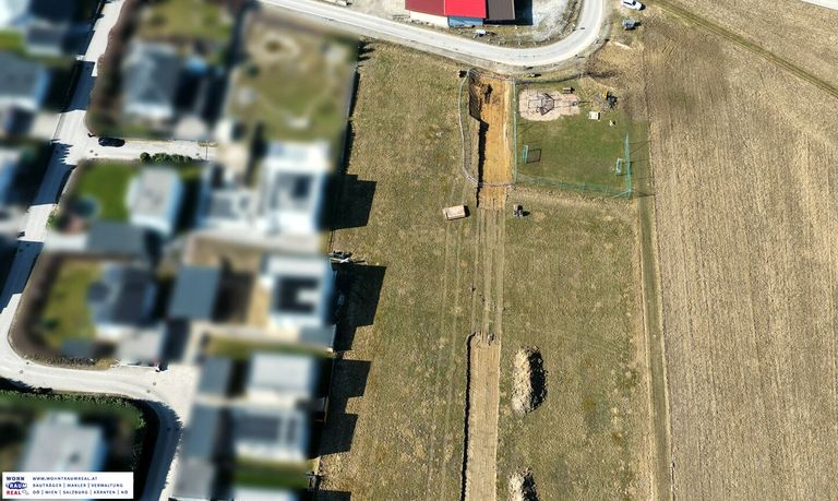 Erschließung gestartet (Anfang März)