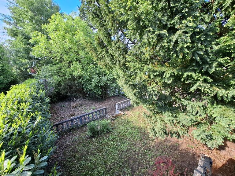 Gartenblick vom Balkon