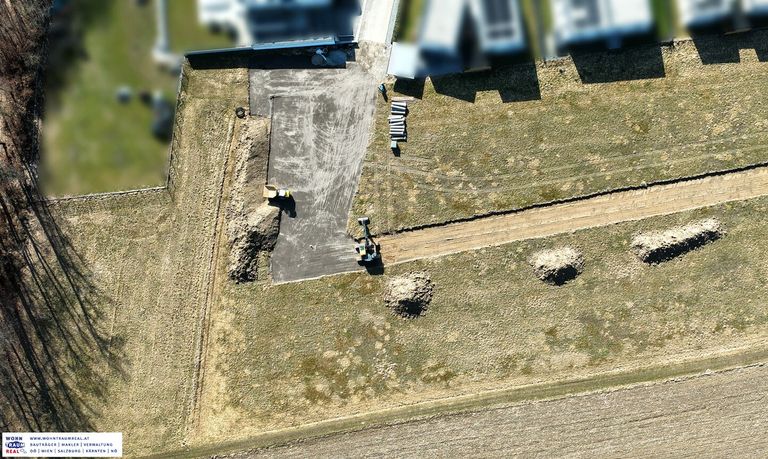 Erschließung gestartet (Anfang März)