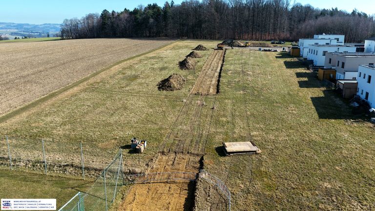 Erschließung gestartet (Anfang März)