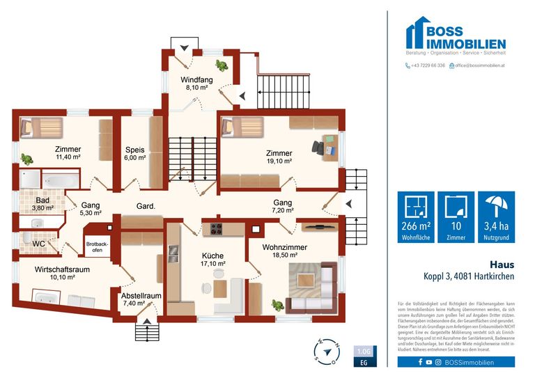 Grundriss Koppl 3-EG