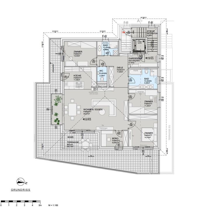 Grundriss Penthouse Top 3