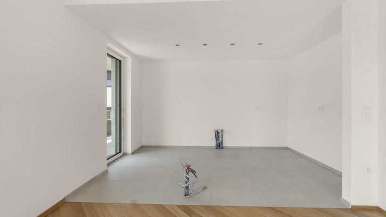 Küche angrenzend Wohnraum Penthouse