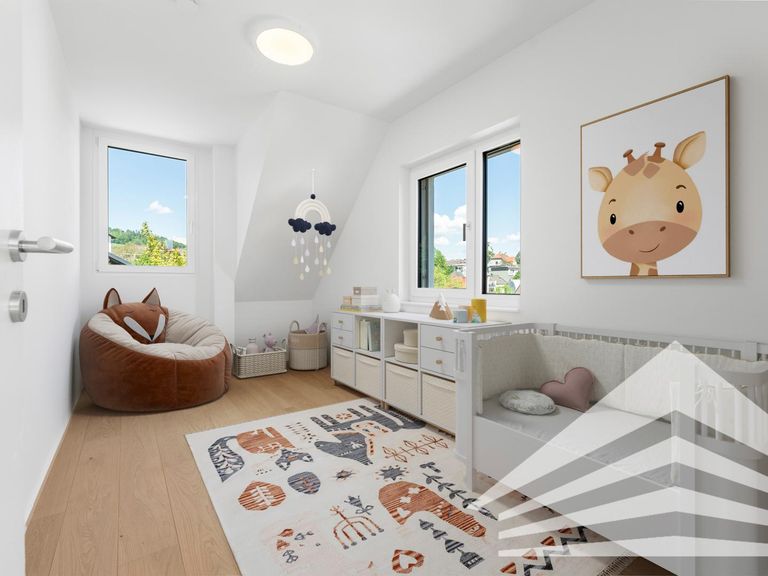 Zimmer 3 mit Möblierungsvorschlag