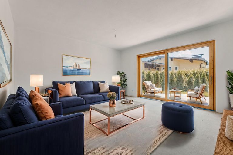 Wohnzimmer Virtual Staging