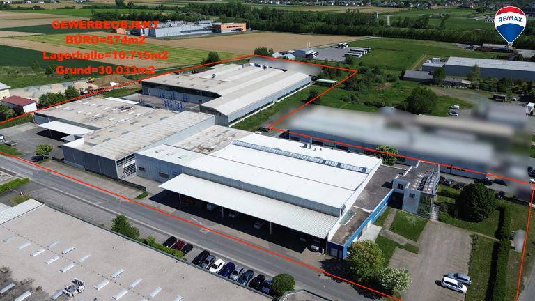 Drohnenansicht Objekt