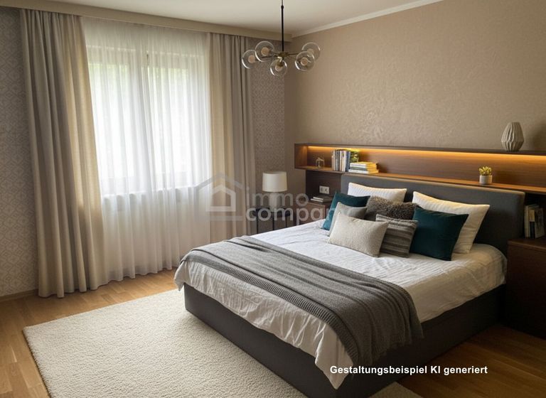 Gestaltungsbeispiel Schlafzimmer