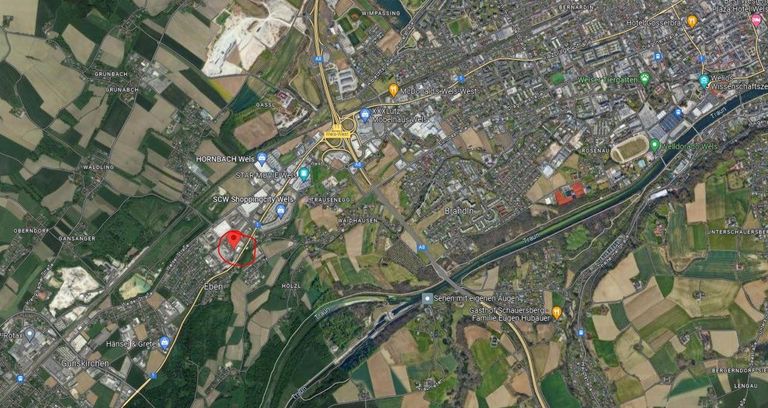 Ausschnitt Google Maps