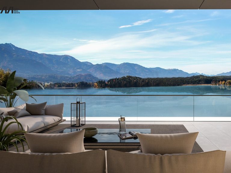 Traumhafter See- und Bergblick