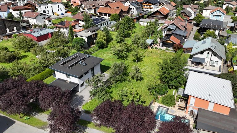 Drohnenaufnahme - Grundstück Zams