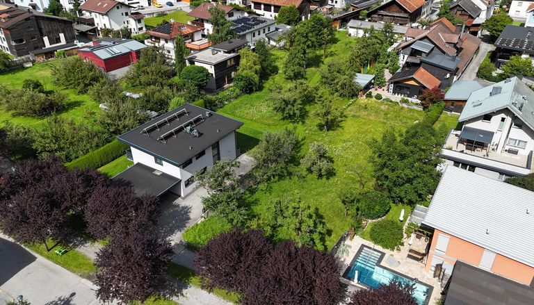 Drohnenaufnahme - Grundstück Zams
