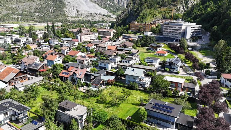 Drohnenaufnahme - Grundstück Zams