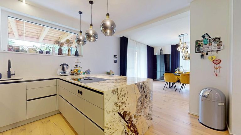 EG Wohn-, Koch- und Essbereich