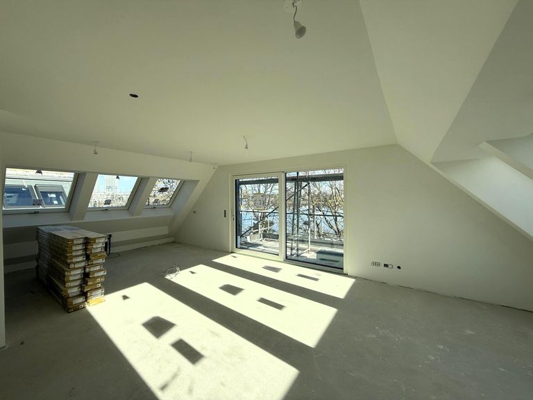 Wohnzimmer / Wohnaus in Bau