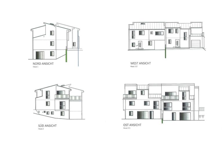 Haus-2-Plan-Ansichten