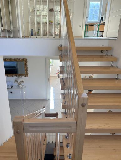 Stiege zum Obergeschoss