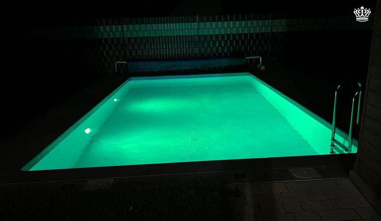 Nachtbeleuchtung Pool