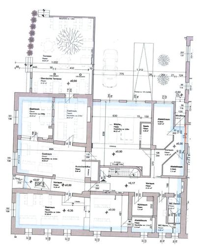 Grundriss Restaurant