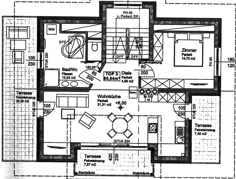 Grundriss Dachgeschoss