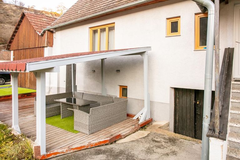 Überdachte Terrasse